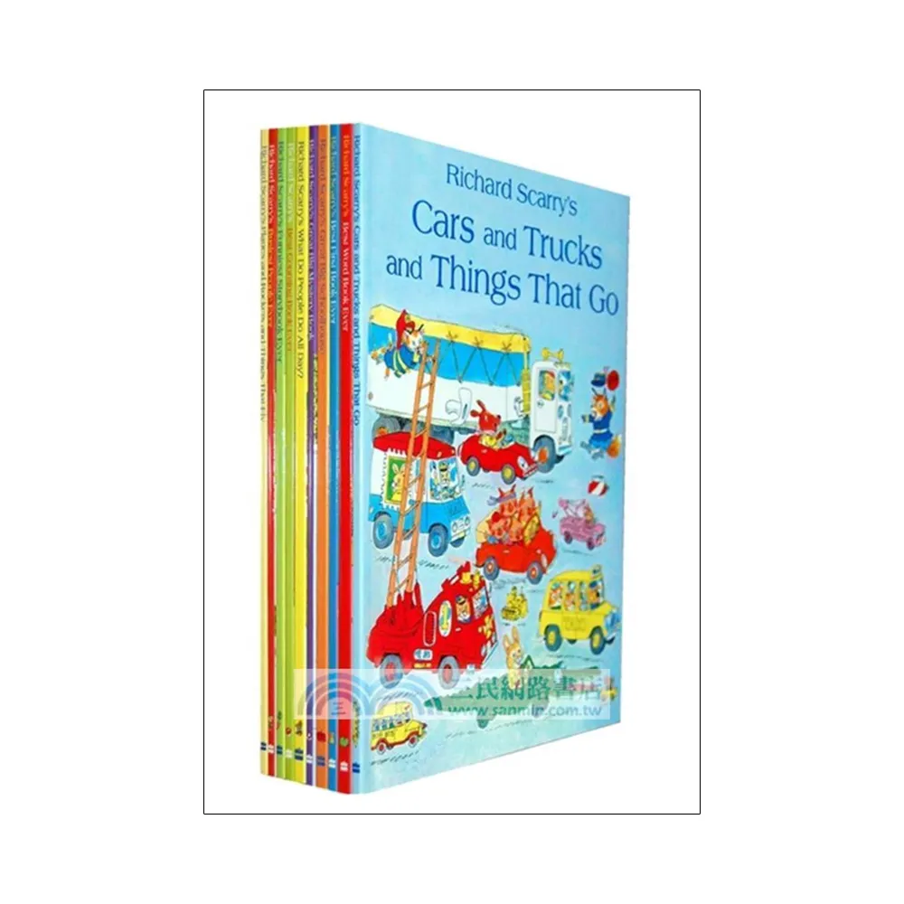 Richard Scarry bag with 10 books （10平裝附提袋）