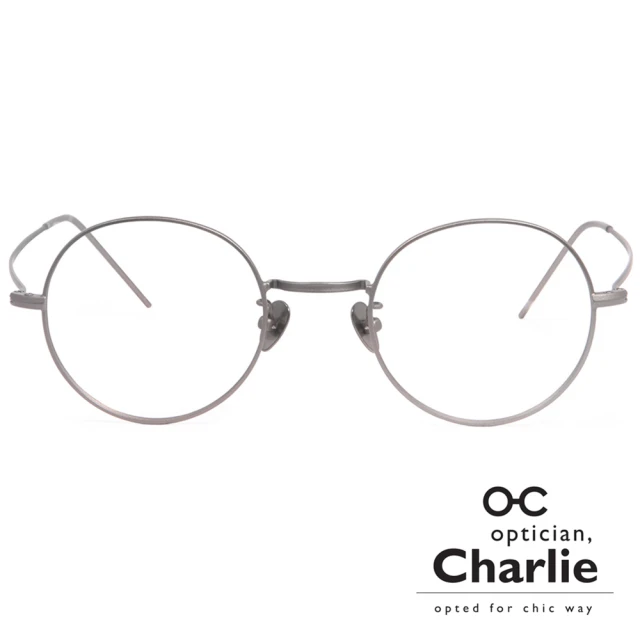 Optician Charlie 韓國亞洲專利光學眼鏡圓框ET系列(銀色 ET GR)