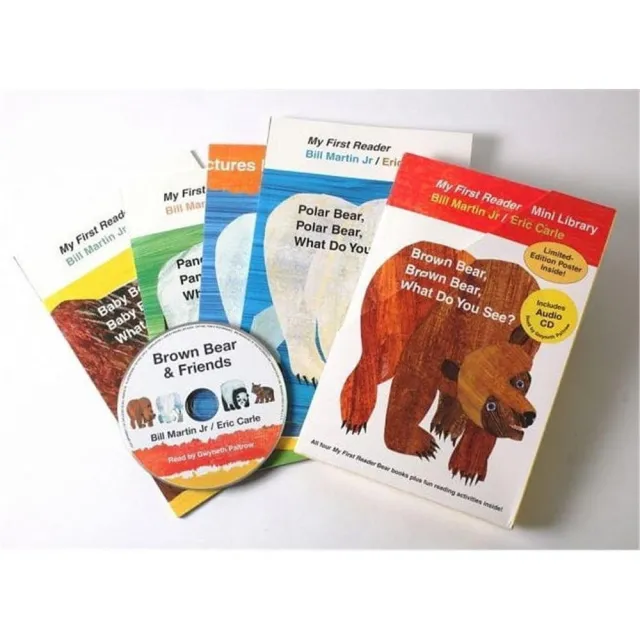 Brown Bear  Brown Bear  What Do You See? （My First Reader Mini Library）（4平裝+1CD）