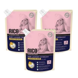 【RICO baby】金盞花有機天然洗衣精袋裝1800ml-3入組