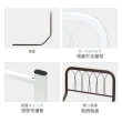【TaKaYa】一入60cm高鐵線設計質感床邊護欄/床靠架/床邊架(適用床墊厚度25cm↑)