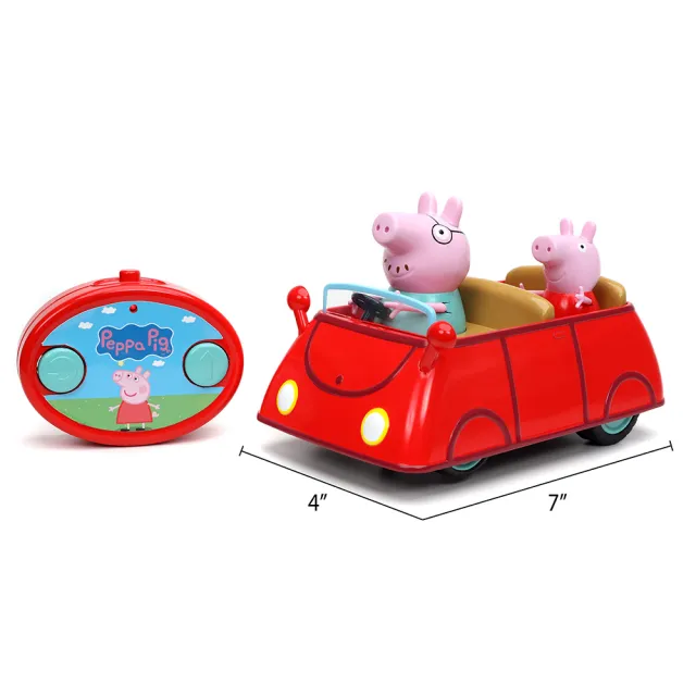 【Peppa Pig 粉紅豬】粉紅豬小妹兜風遙控車(佩佩豬)