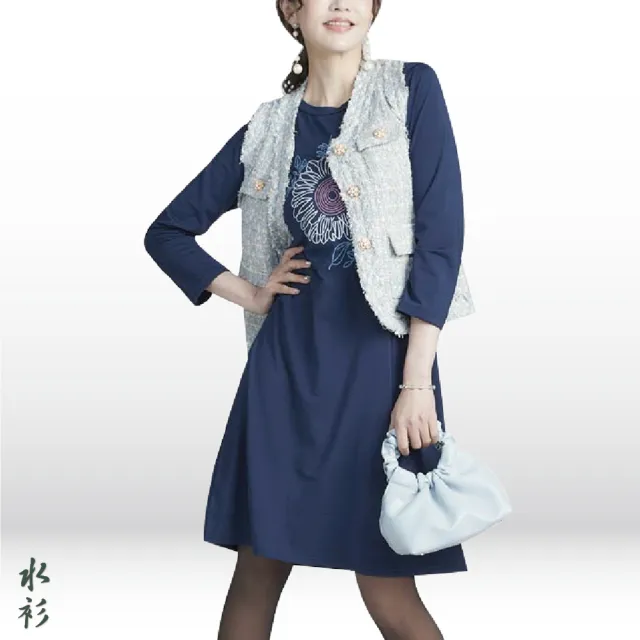 【水衫】輕盈暖身顯瘦洋裝5件組(J09-04)