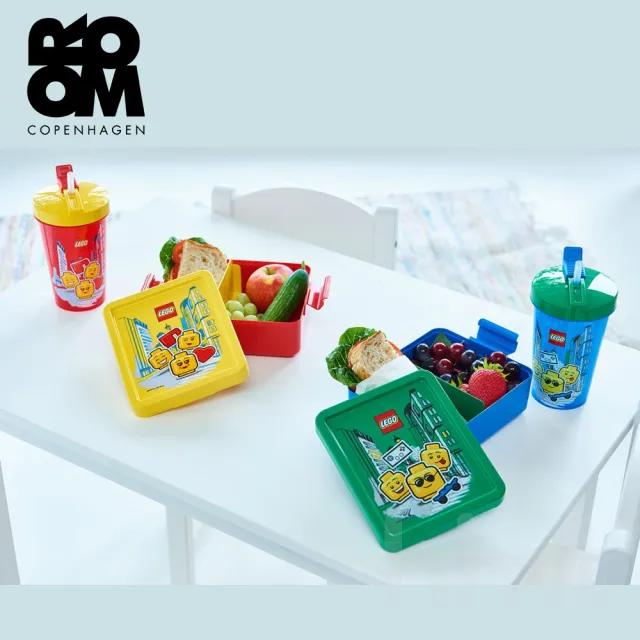 【LEGO 樂高】Room Copenhagen LEGO TUMBLER WITH STRAW-NINJAGO 樂高水杯水壺(正版樂高吸管水杯水壺)