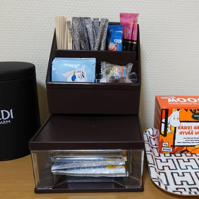 【寶盒百貨】日本製 桌面收納組合C 分隔收納盒 抽屜盒(抽屜式收納盒 桌面小物收納 文具筆筒)