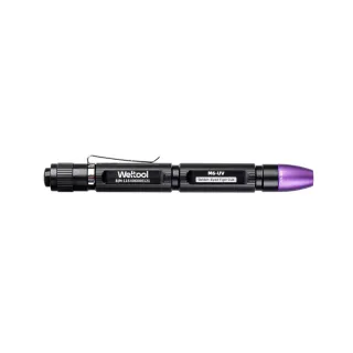 【WELTOOL】M6-UV(紫外光 UV光手電筒 筆型燈 螢光劑檢測 均勻光斑 4號電池*2 醫護 台灣總代理)