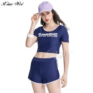 【SARBIS】時尚二件式比基尼短袖泳裝(NO.B9221308)