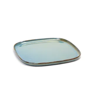 【SERAX】ALG/正方盤/25.4cm/煙燻藍(比利時米其林餐瓷家飾)