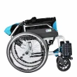 【海夫健康生活館】恆伸機械式輪椅 未滅菌 鋁合金 輕量型 可折背 4色任選1(ER-0211-1)