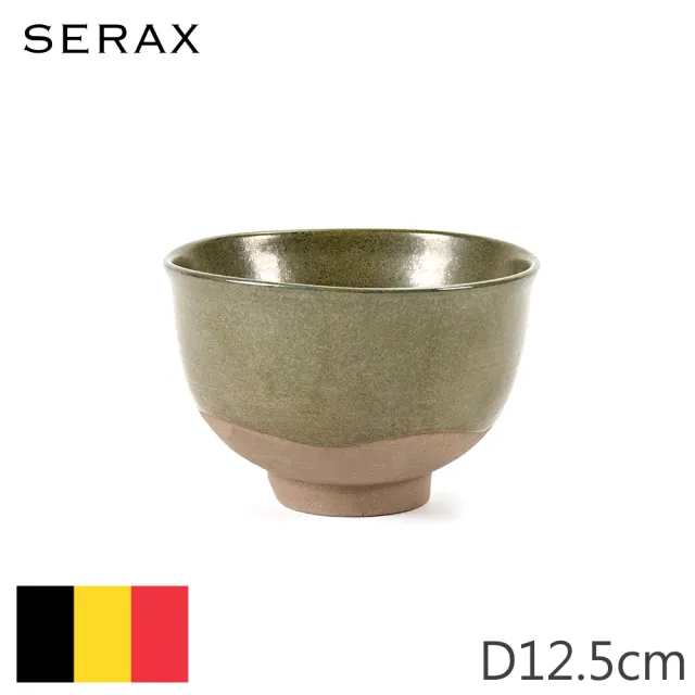 【SERAX】MERCI/N°2 圓碗/D12.5cm/綠(比利時米其林餐瓷家飾)