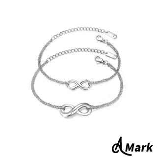 【A MARK】鈦鋼手鍊 符號手鍊 情人節禮物 定情禮物/無限愛戀經典符號造型316L鈦鋼手鍊(2款任選)