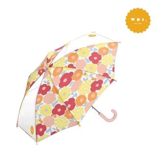 【w.p.c】日本 Wpc. 兒童雨傘 透明視窗 安全開關傘(W054 克拉拉花朵)