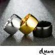 【A MARK】鈦鋼戒指 寬版戒指 情人節禮物 情侶戒指/個性12MM寬版光面316L鈦鋼戒指(3色任選)