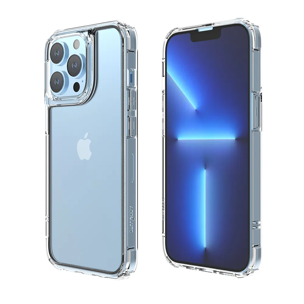 【ABSOLUTE】iPhone 13 Pro Max 6.7吋專用 LINKASEAIR軍規防摔抗變色抗菌大猩猩玻璃保護殼(不思議淨透)