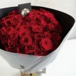 【CNFlower 西恩】最奢華的浪漫 99朵純紅玫瑰 花束(送禮/買花/花禮/鮮花/情人節)