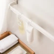 【Dagebeno荷生活】日式透明掛勾夾 洗面乳牙膏毛巾布懸掛式收納(1組4個)