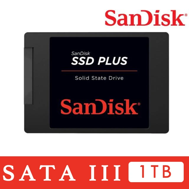 【SanDisk】進化版 SSD Plus 1TB 2.5吋SATAIII固態硬碟(G27)