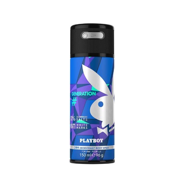 【PLAYBOY】花花公子時代經典男性體香噴霧 150ml(專櫃公司貨)