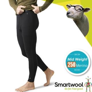 【SmartWool】男 NTS 250 加強版 美麗諾羊毛抗臭控溫加厚貼身衛生褲(SW016362 黑色)