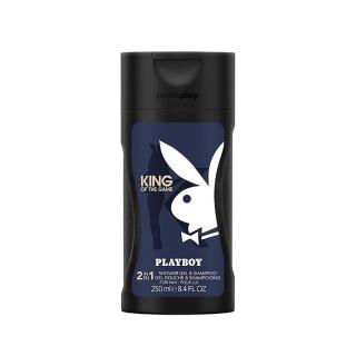 【PLAYBOY】國王皇后經典男性保濕香水2合1洗髮沐浴膠 250ml(專櫃公司貨)