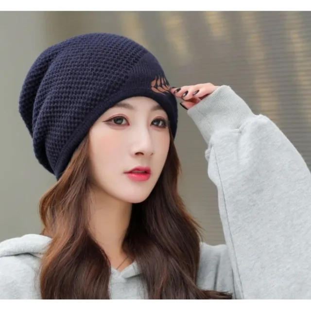 【MGSHOP】加絨加厚保暖毛帽 針織帽 情侶帽 男帽 女帽(2款/多色)
