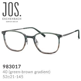 【Eschenbach】Jos. Eschenbach 喬瑟艾森巴赫 德國經典板料複合鈦合金眼鏡(983017)
