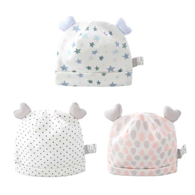 【JoyNa】2入-寶寶帽子 雙層胎帽(新生兒帽子.造型設計)