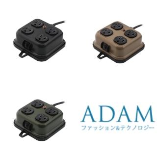 【ADAM】ADAM 金屬4座延長線(ADPW-PS341)