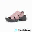 【RegettaCanoe】粗跟包覆厚底涼鞋CJBK-9004(DPK-深粉色)
