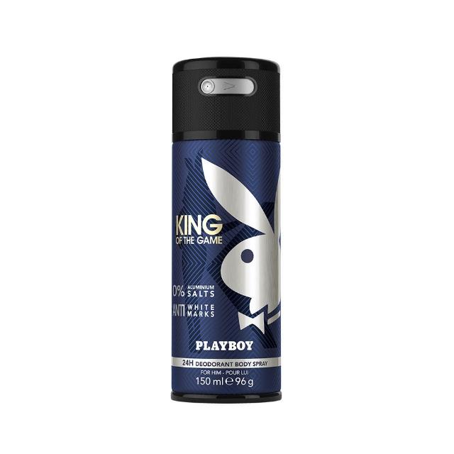 【PLAYBOY】國王皇后經典男性體香噴霧 150ml(專櫃公司貨)