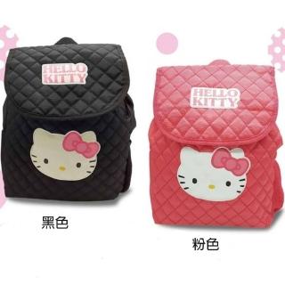 【TDL】HELLO KITTY凱蒂貓格紋束口後揹包包 413606/413607