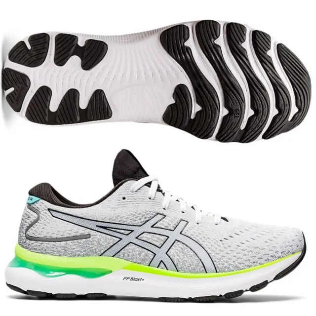 【asics 亞瑟士】GEL-NIMBUS 24 男款 慢跑鞋 一般楦(1011B359-400-003-402-100 藍黃/藍黑/藍橘/灰綠)