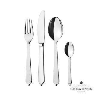 【Georg Jensen 官方旗艦店】PYRAMID 餐具四件組(不銹鋼)