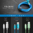 【KINYO】Type-C炫彩流光充電線1M(USB-C905)