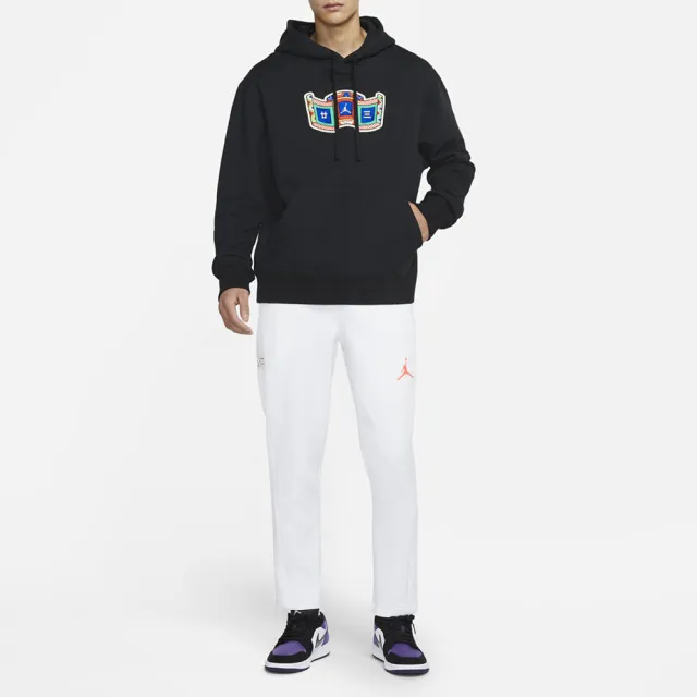 【NIKE 耐吉】Nike AS M J FLC PO Hoodie 男 長袖 連帽 上衣 帽T 厚磅 黑(CV3463-010)