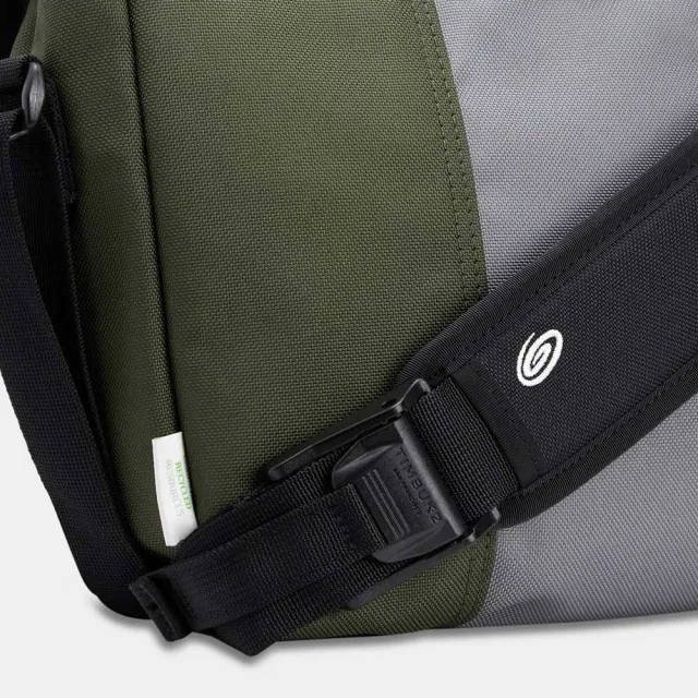 【Timbuk2】Classic Messenger Cordura Eco 11 吋經典郵差包(灰綠拚色)