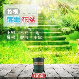 【德利生活】園藝控根加侖花盆1加侖(花盆 盆栽 塑膠花盆)