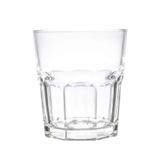 【泰國UNION】玻璃底八角威士忌杯306cc(六入組)