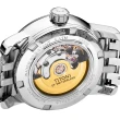 【TITONI 梅花錶】天星系列自動機械女錶-銀面鍊帶/28mm(23538 S-561)