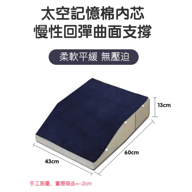 【18NINO81】韓國舒壓抬腿靠背多用途組合靠枕(圓枕+抬腿枕 二入組合款 #抬腿枕#記憶枕 #三角靠枕)