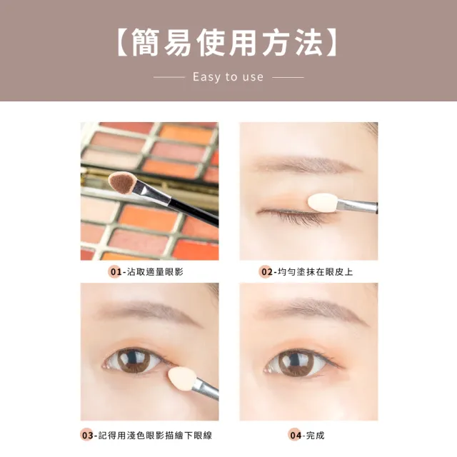 【美妝用品】c綿雙頭眼影棒50支-收納盒裝(便攜 眼妝 彩妝 化妝刷具 化妝工具  暈染棒 雙頭眼影刷 出國旅遊)