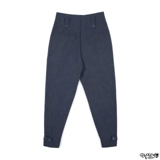 【Chudan 初丹】剪裁紋理束口九分褲