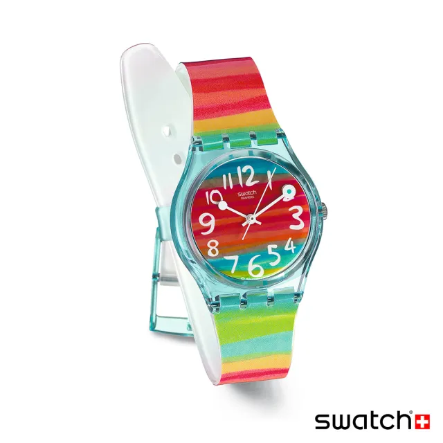 【SWATCH】Gent 原創系列手錶COLOR THE SKY 瑞士錶 錶(34mm)