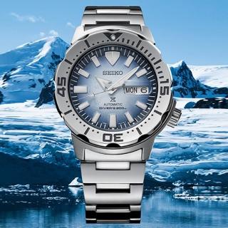 【SEIKO 精工】PROSPEX系列 愛海洋 冰島企鵝腳印 機械腕錶 母親節 禮物 推薦(SRPG57K1/4R36-11C0H)