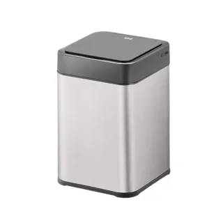 【EKO】逸趣 感應環境桶垃圾桶10L 灰鋼(HG1657)