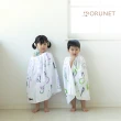 【Orunet】彩繪字母浴巾圍裙(綠色/紫色)
