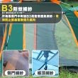 【TAS CAMP】速開帳篷 黑膠 240x240cm(自動帳 野外露營 速開帳 野外帳 露營)