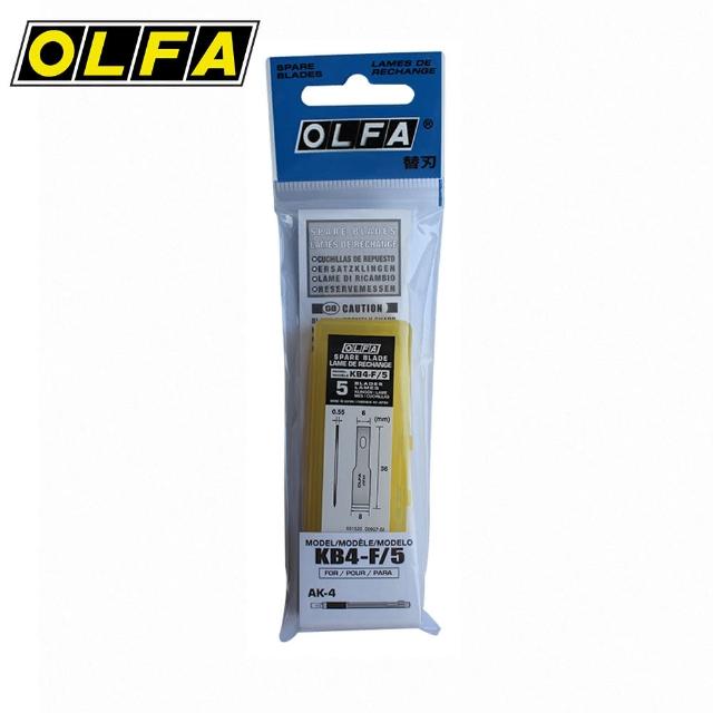 【OLFA】KB4-F/5 筆刀刀片(5片入)