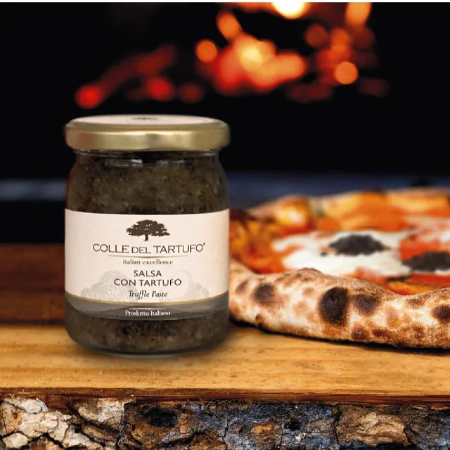 【Colle del Tartufo 柯爾德】黑松露菇菇醬+黑松露橄欖醬180gx2入(義大利私廚配方-一匙變廚神)