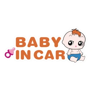 【神崎家居】BABY IN CAR磁性車貼(警示車貼)